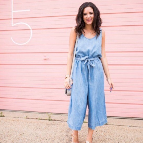 gap tencel jumpsuit